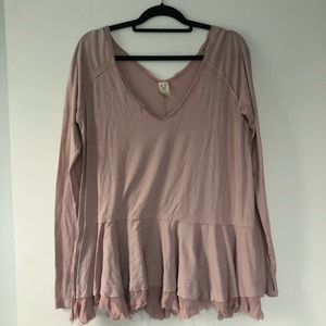 Blush Free People top